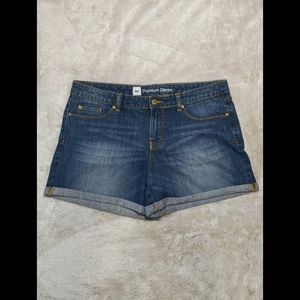 Mossimo Premium Denim Shorts with Roll Hem | 12